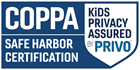 COPPA Safe Harbor Certification by PRIVO